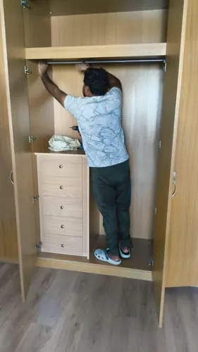Fitted wardrobe built in Dubai — project 1